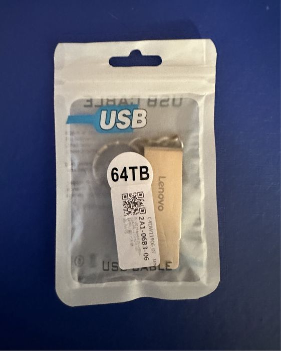 Pendrive'y o pojemności 64TB Lenowo