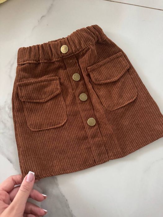 Нова шоколадна юбка ,80 см