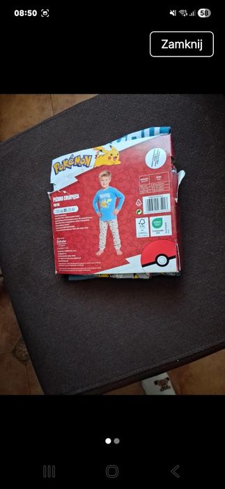 Piżamka z pokemonem 110/116 cm