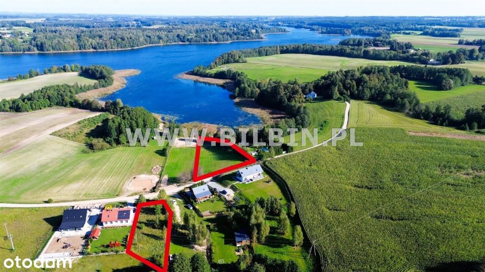 Działka budowlana z dostępem do jeziora Szelment !