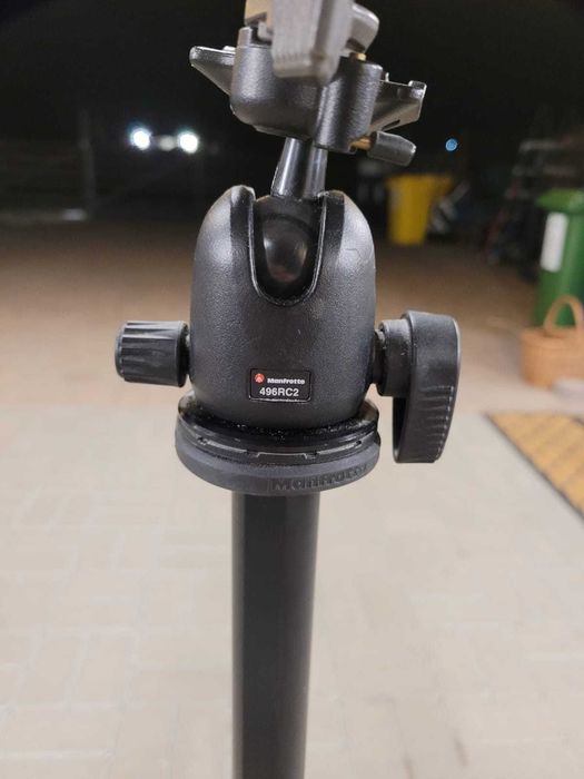 Statyw Manfrotto MT055XPRO3 z głowicą kulistą Manfrotto 496RC2