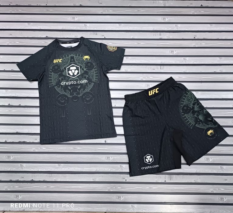 Venum рашгард, комплект для тренувань футболка і шорти