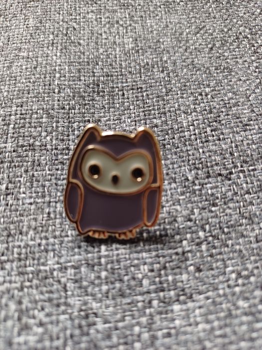 Zestaw 3 wpinki piny Harry Potter: Ron, chocolate frog i sowa