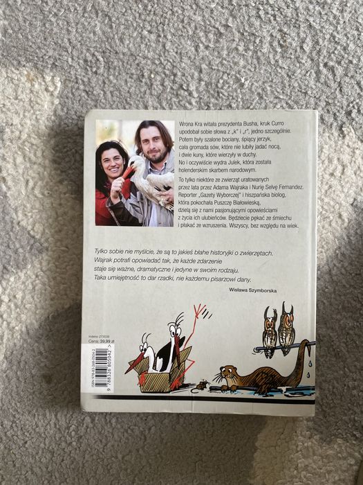 Kuna za kaloryferem. Adam Wajrak, Nuria Fernandez