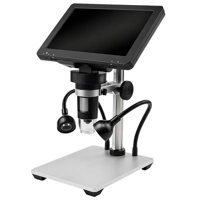 Mikroskop Edukacyjny Cyfrowy Pilot Przewodowy 1200X Lcd 7 Cali Hd Kamera. Nowy Produkt