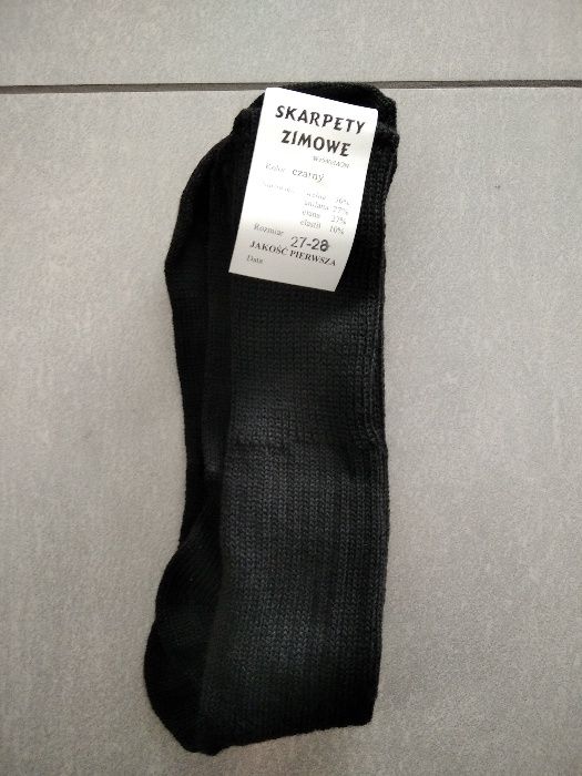 Skarpety zimowe wz. 539/MON oraz 540/MON
