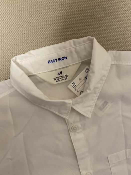 Сорочка h&m біла 11-12 років, 152 нова
