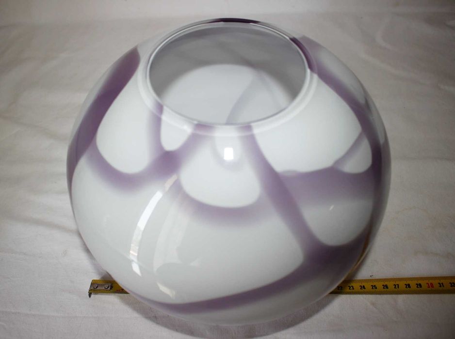 Jarra / vaso - Vidro opalino - Made in Poland - Provavelmente Jozefina