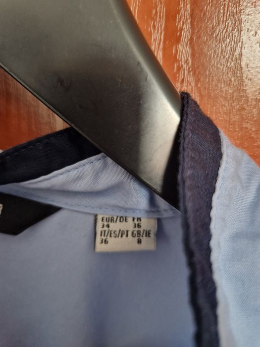 Koszula damska taliowana Esmara 34/36 S niebieska elegancka