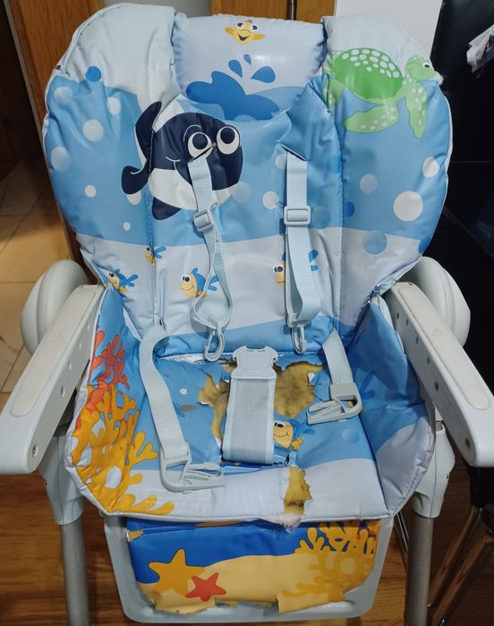 Cadeira papa muito versátil Chico