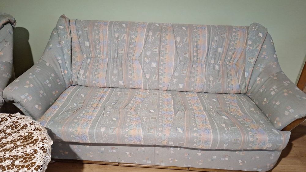 Komplet kanapa fotel tapczan