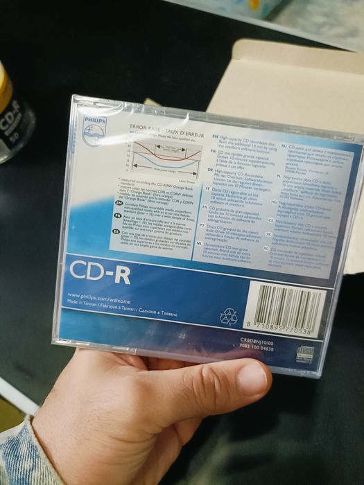 Pack de 10 CDs virgens imprimiveis com capa