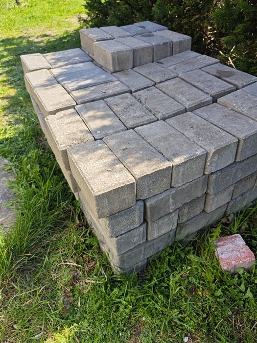 Kostka brukowa 8cm z rozbiórki. Ponad 3,5m²