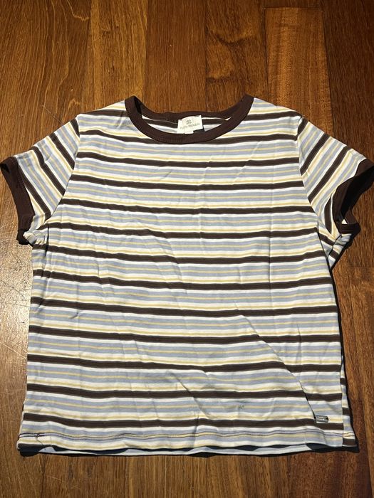 T-shirt riscas Pull&Bear