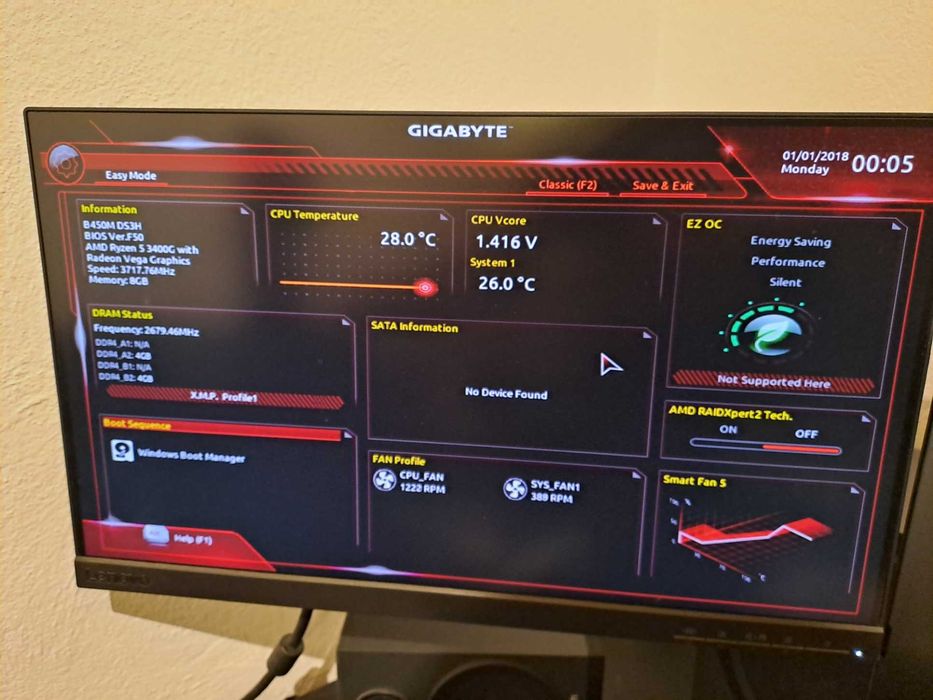 PC Gaming Ryzen 5 3400G / 8GB DDR4 / Windows 11