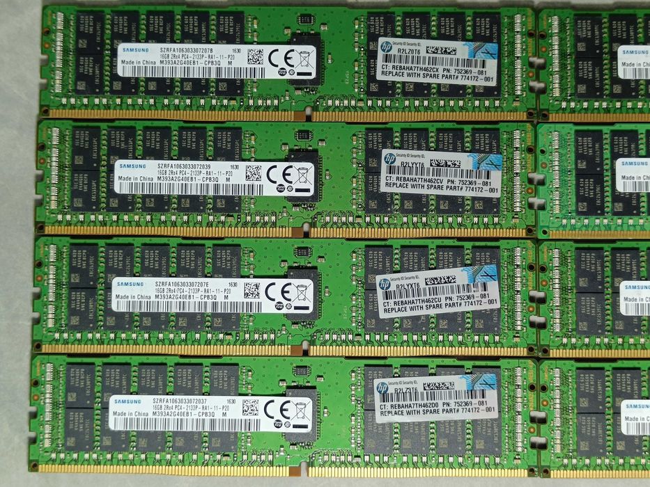 СЕРВЕРНА Оперативна память SAMSUNG DDR4 16GB 2133MHz ECC REG