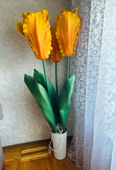 Цветы из изолона