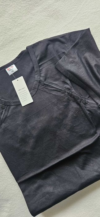 XXL 44 Koszula ciążowa piżama nocna do karmienia odpinana rozpinana