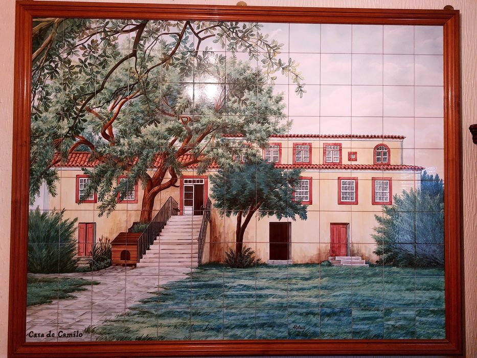 Vendo quadro de  azulejos pintados a mão da ALELUIA AVEIRO numerado