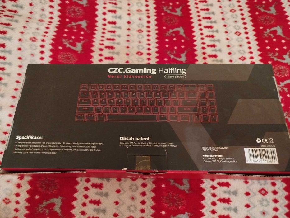 Механічна клавіатура CZC Gaming Halfling Silent Edition