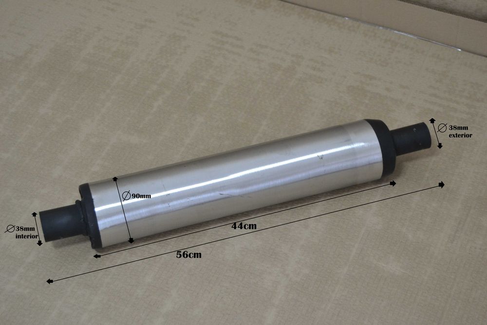 Silencioso de escape redondo para trator/máquina agrícola
