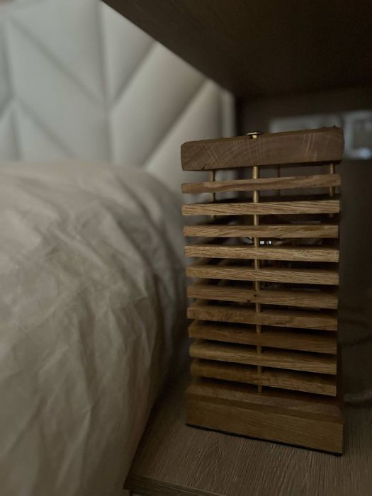 Ręcznie wykonana lampka – idealna do sypialni i salonu