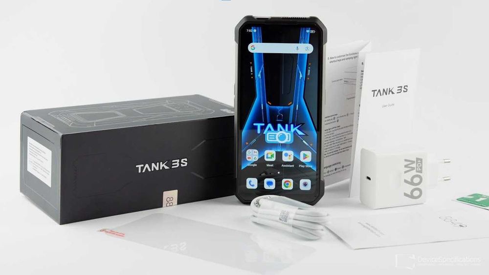 Unihertz 8849 Tank 3S 5G 12GB/256GB 15600mAh IP68 Projetor 3.1GHz