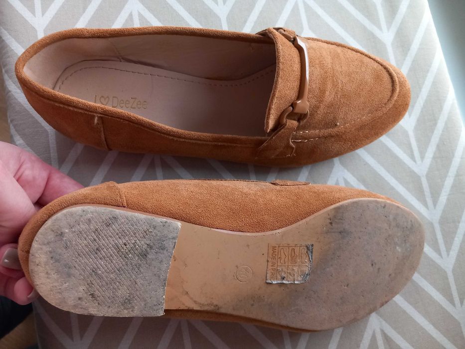Buty Deezee zamszowe 40 brązowe