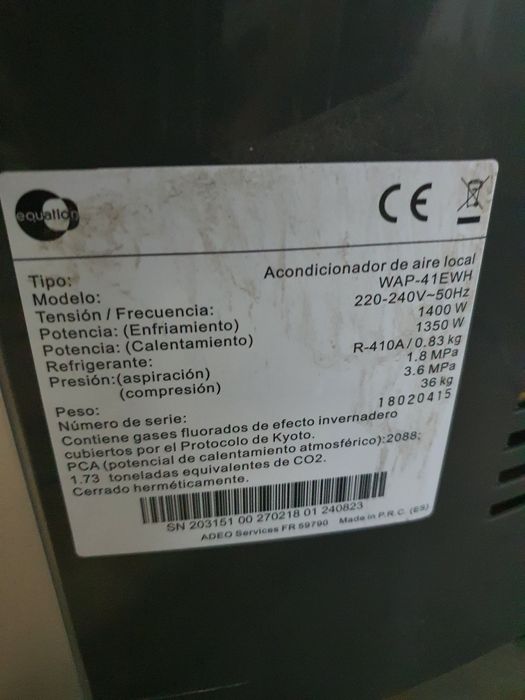 Ar-Condicionado, Desumidificador e Aqueceder