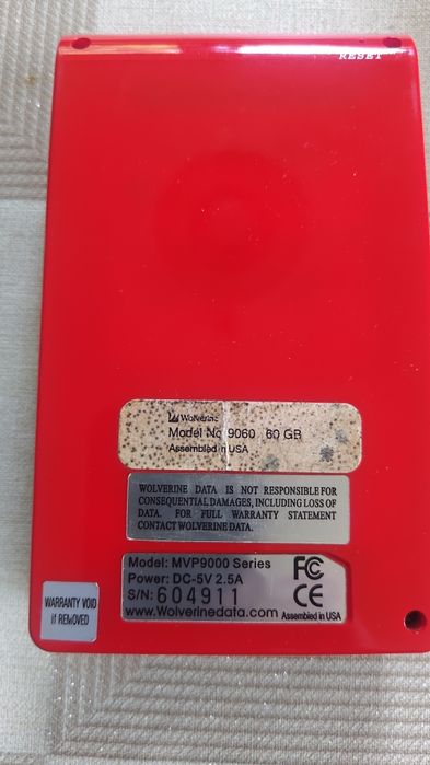 Wolverine Data 60GB MVP 9060 dysk MP3 video