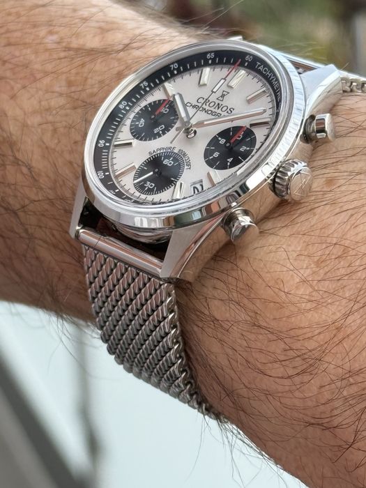 Zegarek Cronos chronograf, L6035, stan idealny