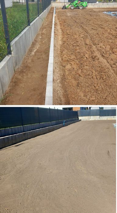 wertykulacja trawnika, glebogryzarka separacyjna, maszynowy siew trawy