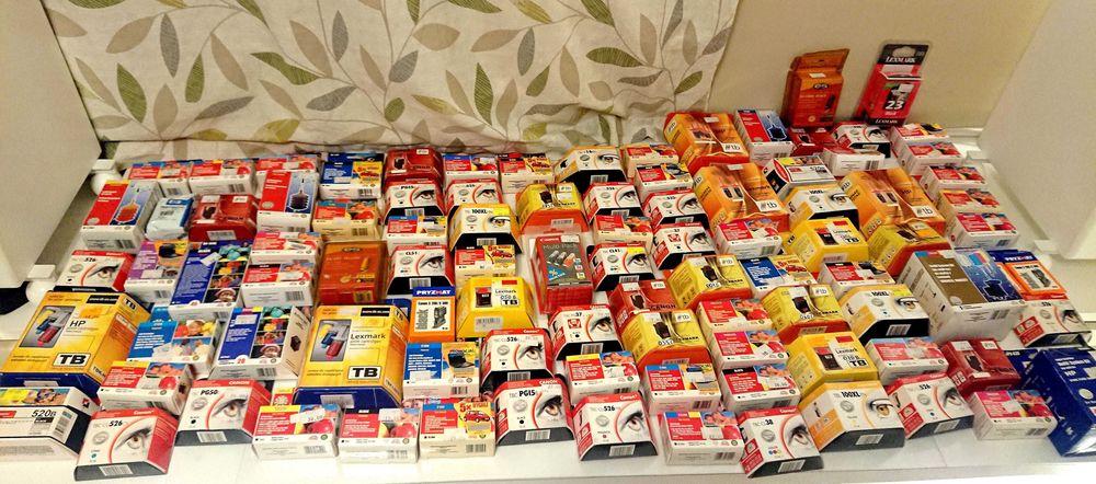 OK. 100 Sztuk MIX Tuszy Zamienniki Oryginalne Canon Lexmark HP Brother