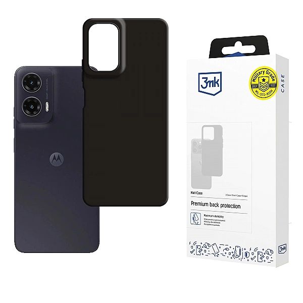 Etui 3mk Matt Case na Motorola Moto G35/5G - czarne