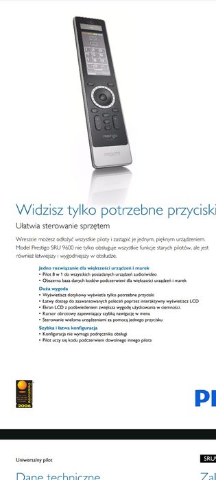Pilot Uniwersalny Philips