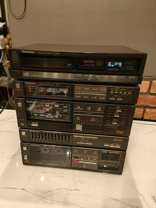 TECHNICS SU-8 ST-8 SL-PJ20 SH-E4 RS-6 ! Unikatowa wieża