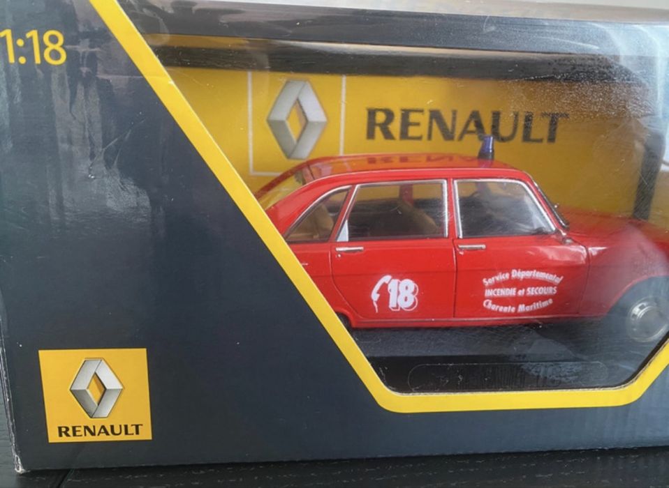 Miniatura Renault bombeiros 1:18
