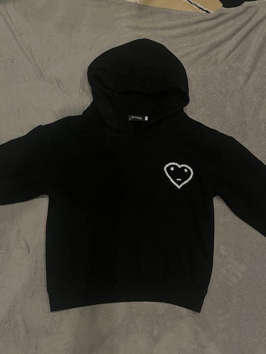 Bluza z sercem czarna