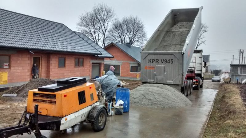 Wylewki Maszynowe, wylewki miksokretem, WOLNE TERMINY!