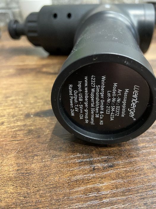 Масажний пістолет, масажер перкусійний, Weinberger SM-423A