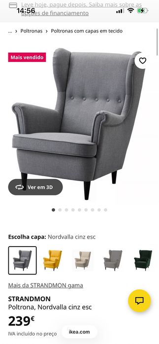 Poltrona ikea Strandmon