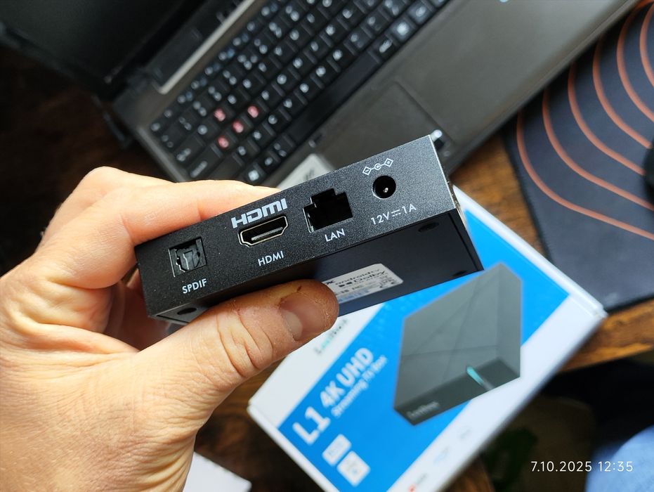 tv box Leelbox L1 - Google TV 12, 4GB RAM, 32GB ROM, kodek AV1