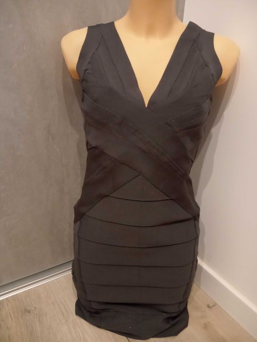 Sukienka bandażowa szara Tiffi S 36