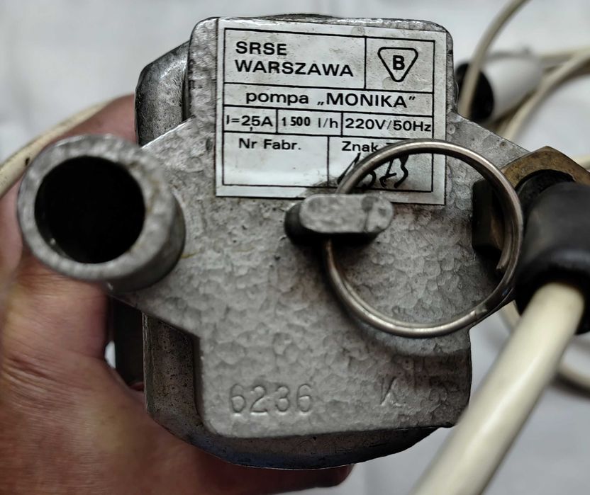 Pompa Głębinowa Monika 1500 L/H 220 Używana Sprawna Stan Bardzo Dobry