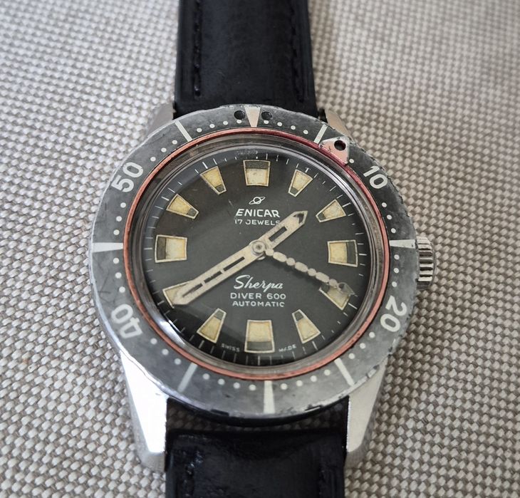Zegarek Enicar Sherpa diver 600
