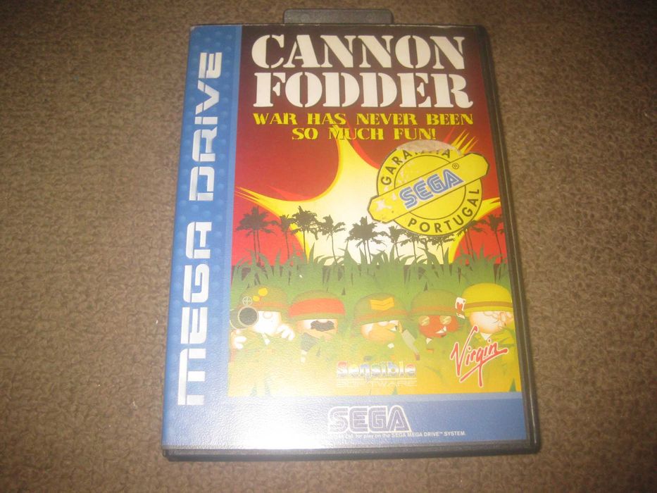 Jogo "Cannon Fodder" para Sega Mega Drive