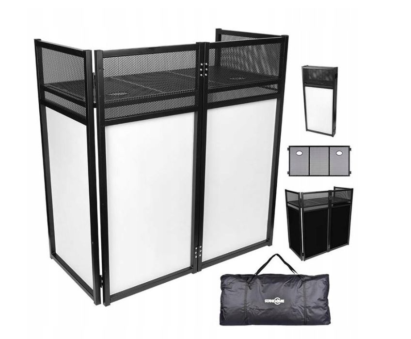 Stół didżejski DJ dla DJa parawan stand