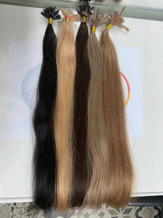 Extensões de Cabelo com Ponta em Queratina