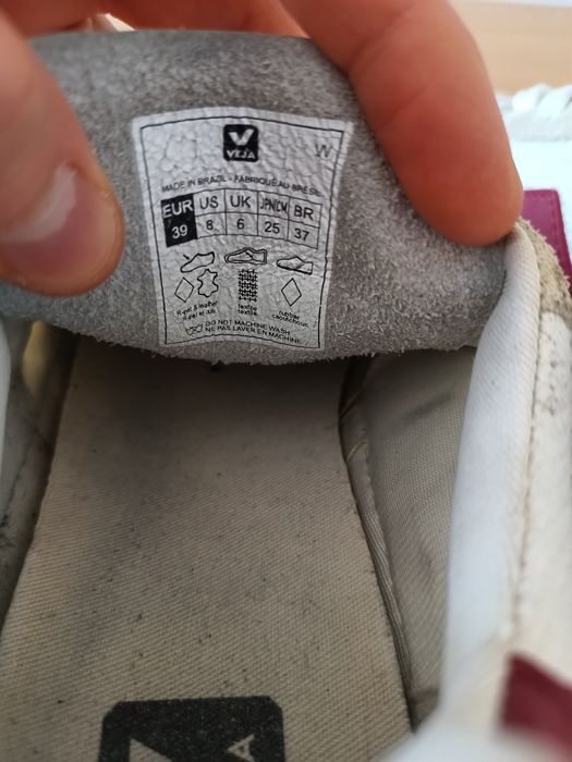 Buty sneakersy Veja roz. 39 białe