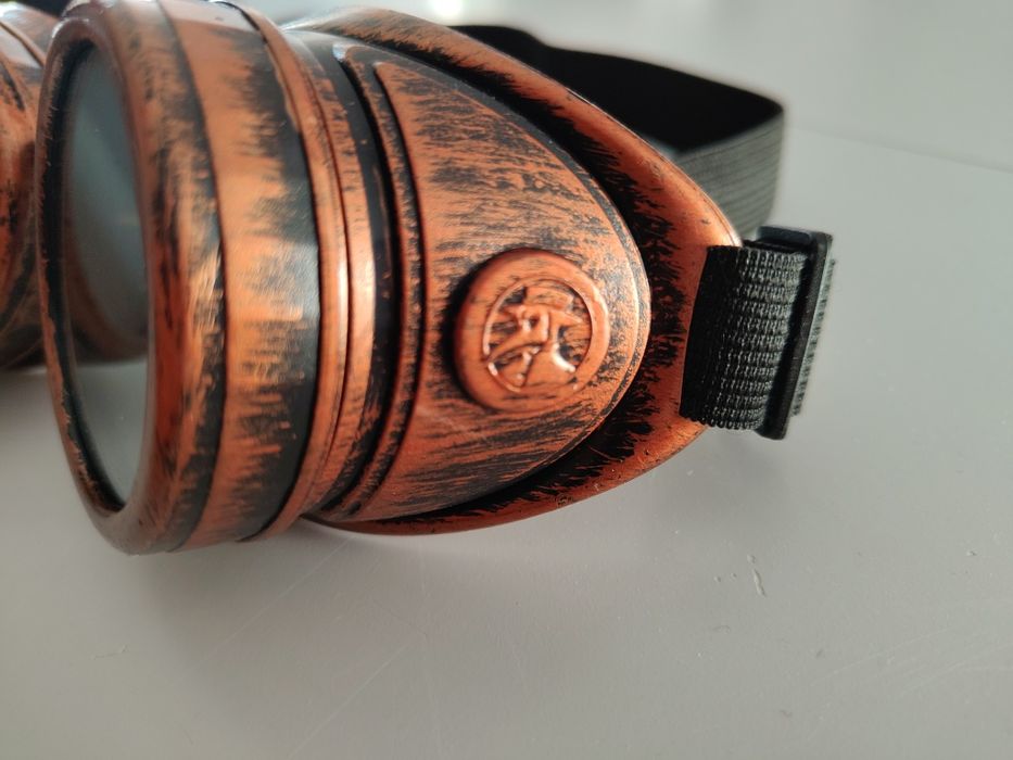 Gogle The Deacon Whisky | Stylowe Okulary Steampunk Cosplay Kolekcjonerskie